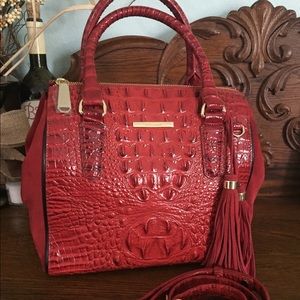 NO OFFER Brahmin NEW Scarlet Lusanne Joan Bag